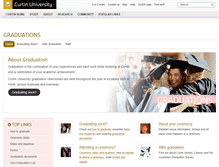 Tablet Screenshot of graduations.curtin.edu.au