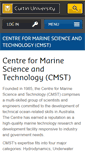 Mobile Screenshot of cmst.curtin.edu.au