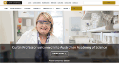 Desktop Screenshot of curtin.edu.au