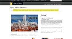 Desktop Screenshot of csaa2008.curtin.edu.au