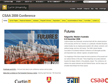 Tablet Screenshot of csaa2008.curtin.edu.au