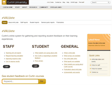 Tablet Screenshot of evaluate.curtin.edu.au