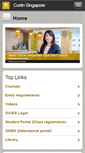 Mobile Screenshot of curtin.edu.sg