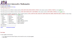 Desktop Screenshot of olla.maths.curtin.edu