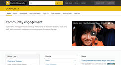 Desktop Screenshot of community.curtin.edu.au