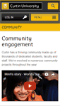 Mobile Screenshot of community.curtin.edu.au