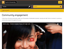 Tablet Screenshot of community.curtin.edu.au