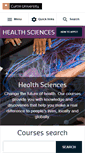 Mobile Screenshot of healthsciences.curtin.edu.au