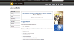 Desktop Screenshot of abacuslab.curtin.edu.au