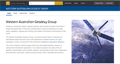 Desktop Screenshot of geodesy.curtin.edu.au