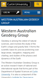 Mobile Screenshot of geodesy.curtin.edu.au