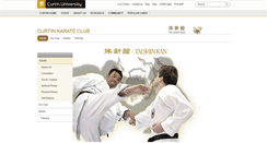 Desktop Screenshot of karate.curtin.edu.au