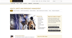 Desktop Screenshot of healthandsafety.curtin.edu.au