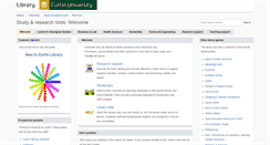 Desktop Screenshot of libguides.library.curtin.edu.au